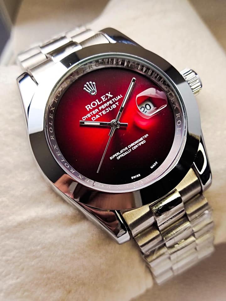 Rolex with Red Dial