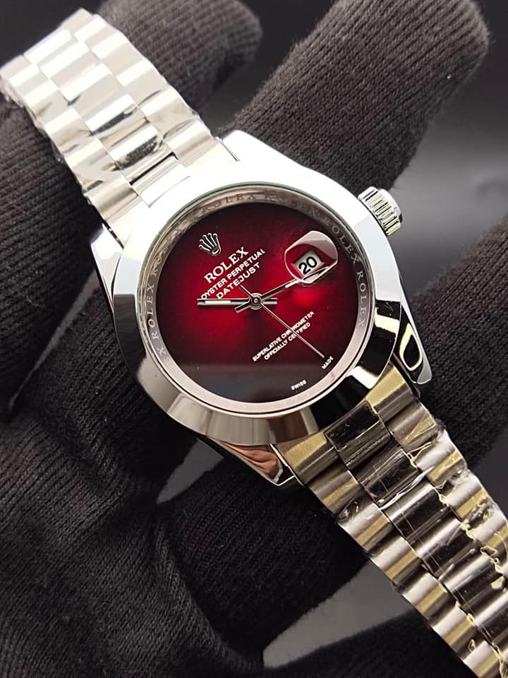 Rolex with Red Dial