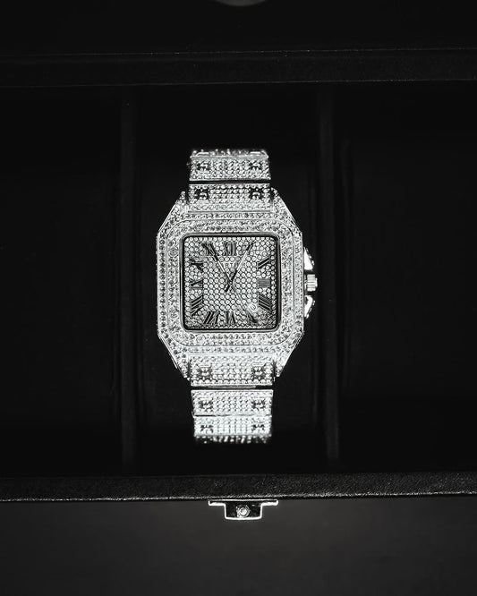 Original cartier Iced out watch (186 grams)